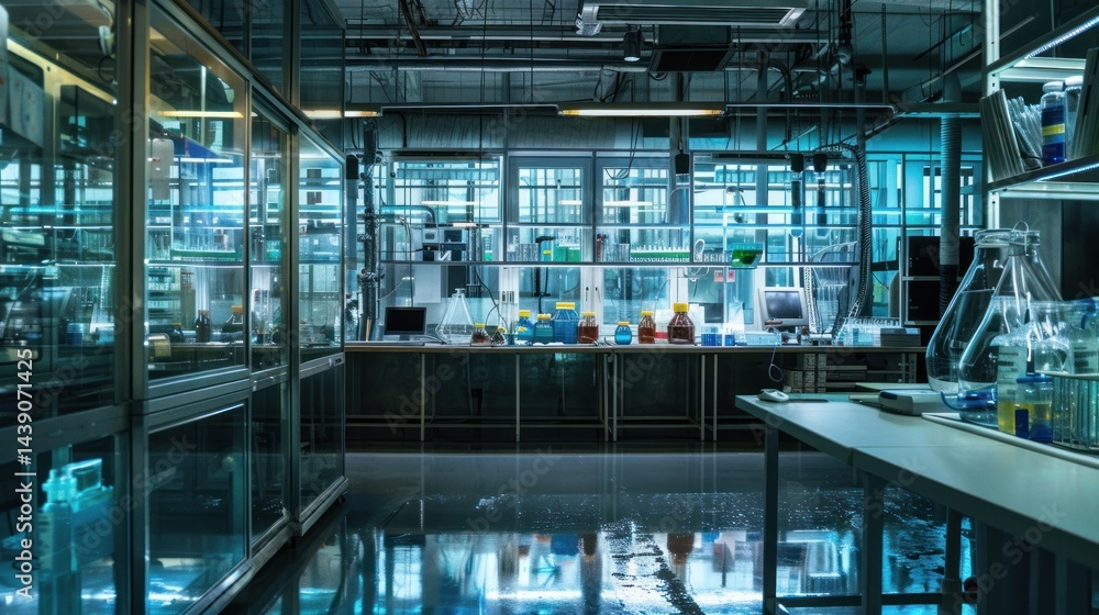 Fototapeta premium Modern Laboratory Interior