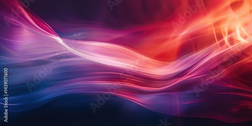 Wallpaper Mural Abstract vivid color wave flowing express the energetic signal. Seamless texture of vividness curve swirling convey sense of harmony and wonderful scene perfect for effect and graphic design. AIG51. Torontodigital.ca