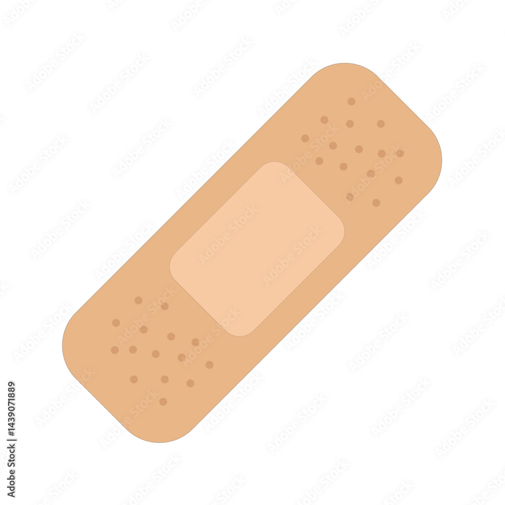 Adhesive bandage vector, First aid plaster illustration for wound care and protection Adhesive bandage vector, First aid plaster illustration for wound care and protection