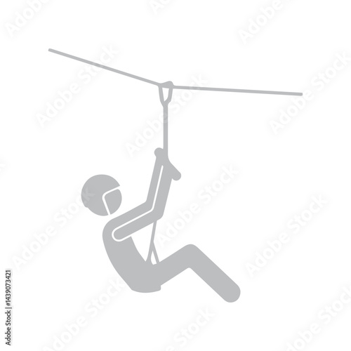 ziplining icon
