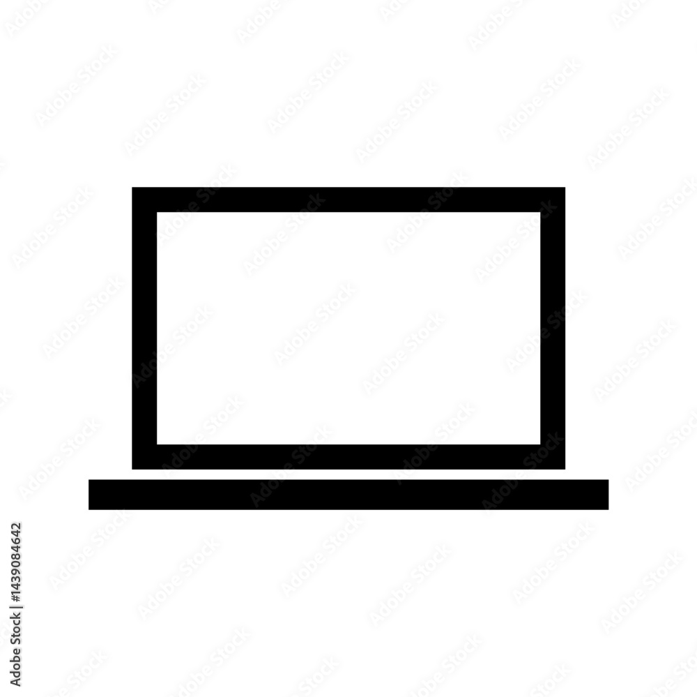 laptop icon silhouette. notebook device computer vector illustration for business and tech laptop icon silhouette. notebook device computer vector illustration for business and tech