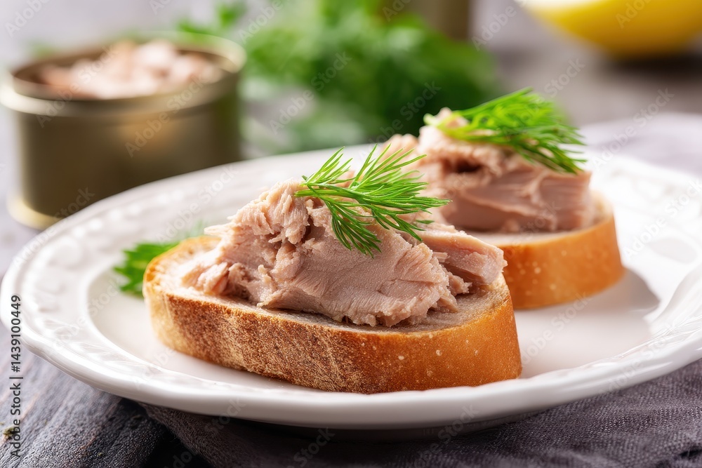 Close up of fish spread on toast with canned cod liver in oil nearby highlighting its popularity in Russian cuisine as a healthy omega 3 source Close up of fish spread on toast with canned cod liver in oil nearby highlighting its popularity in Russian cuisine as a healthy omega 3 source