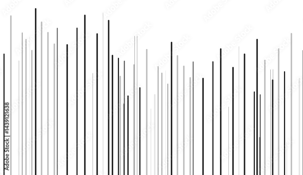Random lines pattern. Black and white horizontal irregular lines background. Glitch concept backdrop. Vector illustration. Random lines pattern. Black and white horizontal irregular lines background. Glitch concept backdrop. Vector illustration.