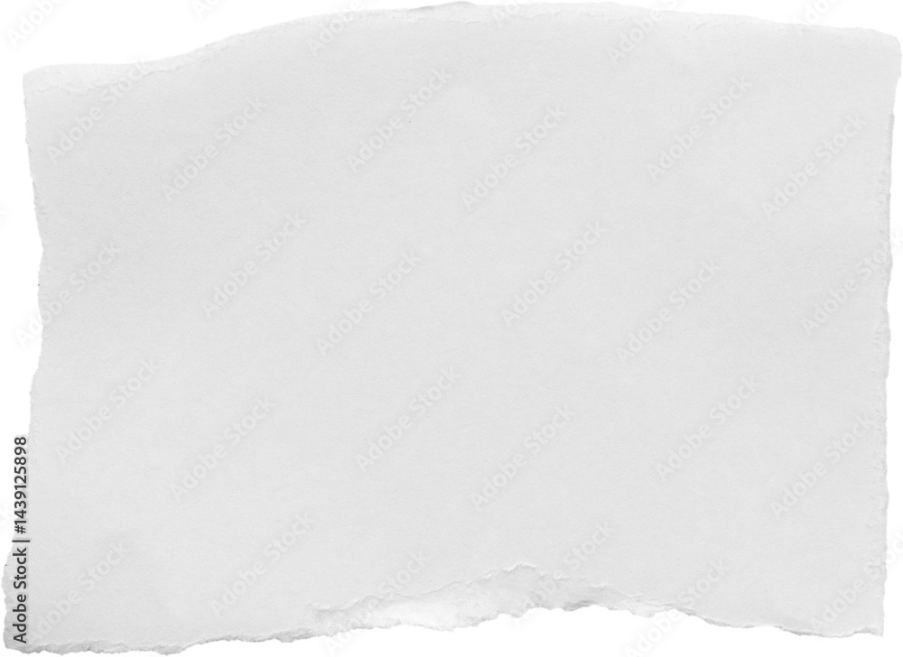 Obraz premium White ripped paper torn edges strips isolated on black background
