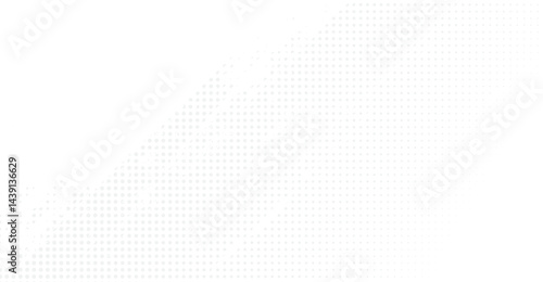 Minimalist White Halftone Pattern Background for Subtle Designs: Vector Texture with Gradient Effect and Modern Aesthetic for Digital Projects and Print Media
