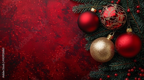 Festive ornament arrangement holiday season still life cozy atmosphere close-up christmas spirit