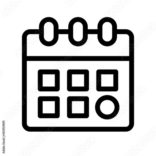 Digital Detox Calendar Icon