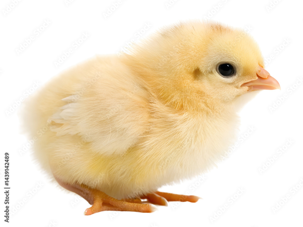 Cute Yellow Chick Isolate on transparent background cutout, PNG file, Cutout file Cute Yellow Chick Isolate on transparent background cutout, PNG file, Cutout file
