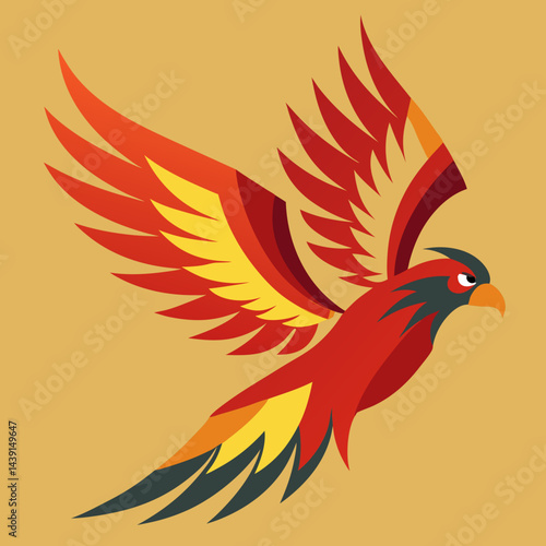 The Majestic Ascent of a Phoenix A Symbol of Renewal