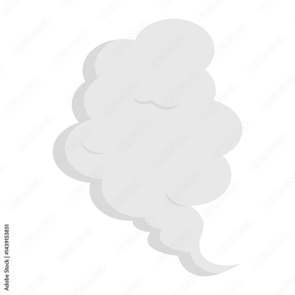 Smoke Clouds Element in Abstract Design. Vector Illustration. Smoke Clouds Element in Abstract Design. Vector Illustration.