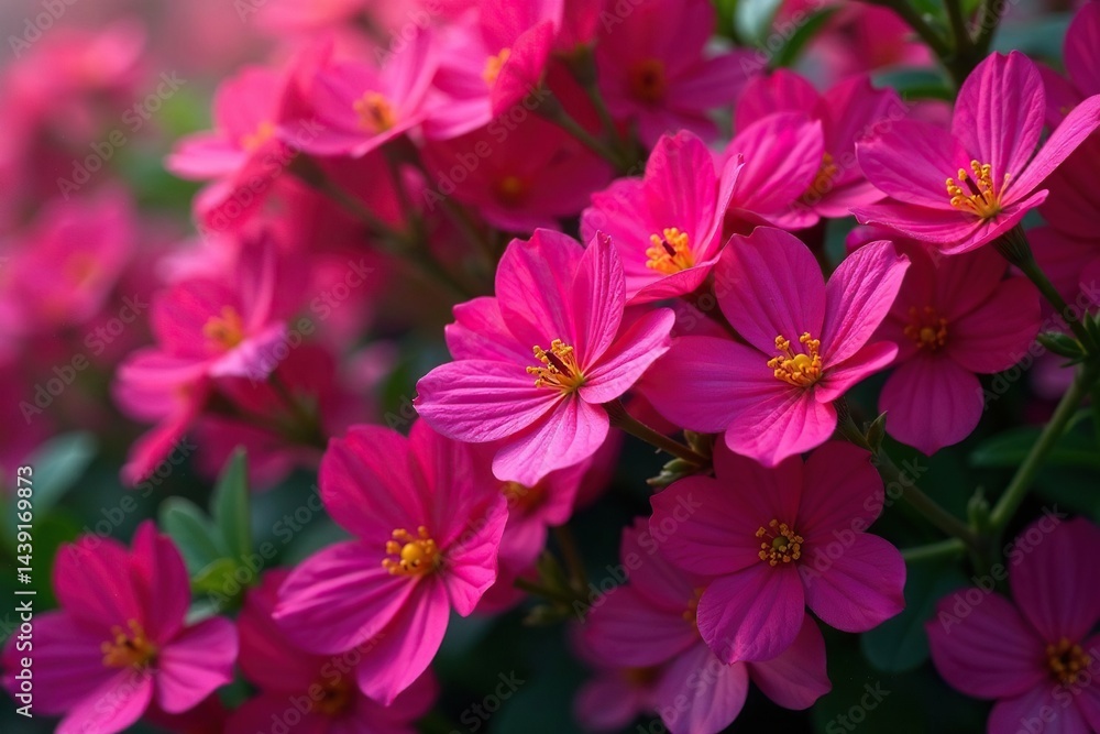 Bold fuchsia blooms, densely packed, repeating design , fuchsia pattern, textile, print Bold fuchsia blooms, densely packed, repeating design , fuchsia pattern, textile, print