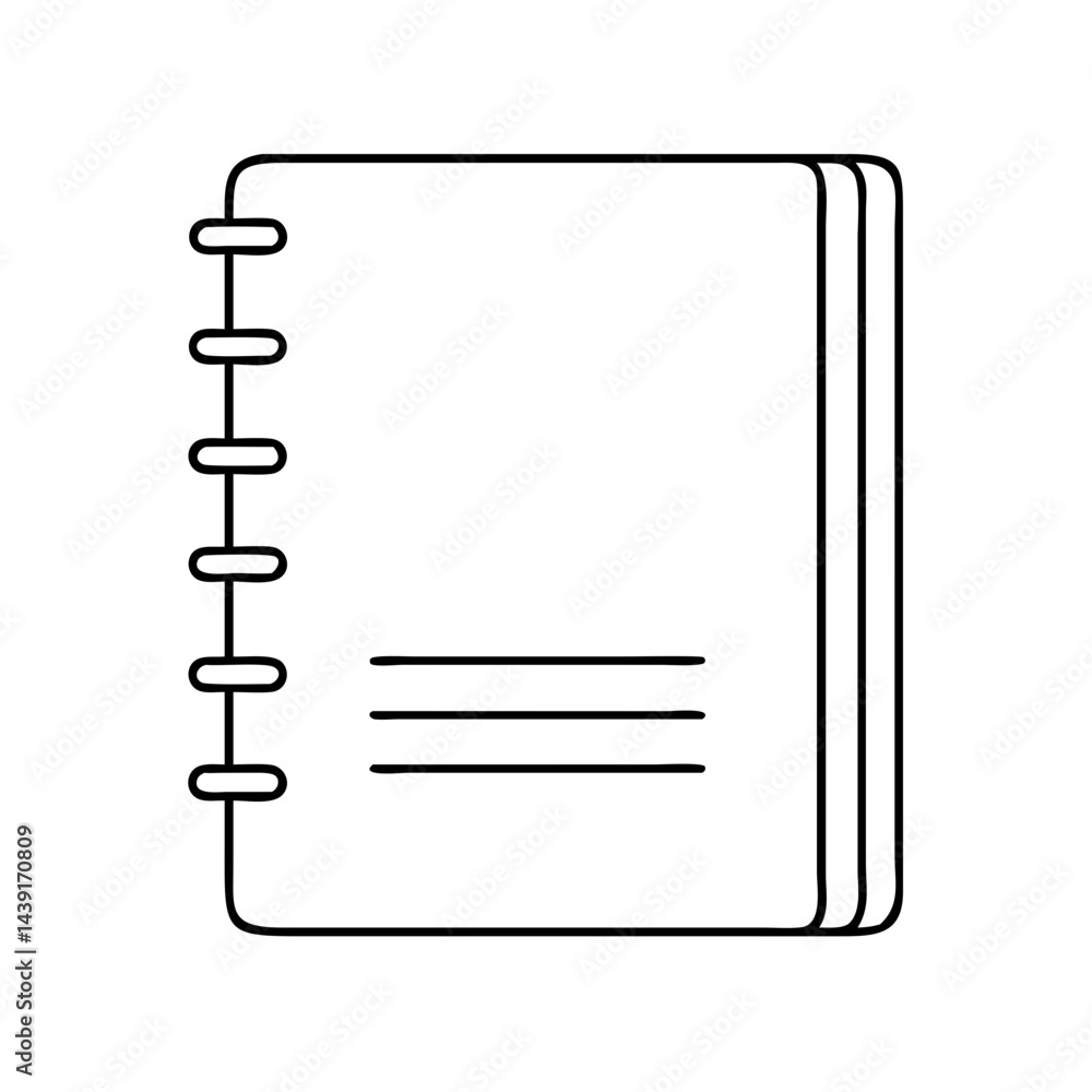 blank notebook icon, blank notebook line art - simple line art of blank notebook, perfect for blank notebook logos and icons blank notebook icon, blank notebook line art - simple line art of blank notebook, perfect for blank notebook logos and icons