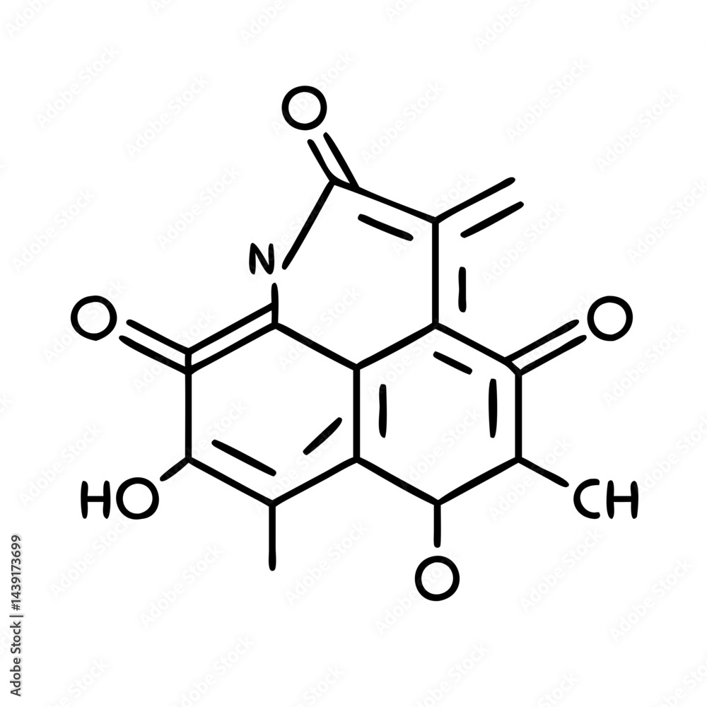 caffeine molecule icon, caffeine molecule line art - simple line art of caffeine molecule, perfect for caffeine molecule logos and icons caffeine molecule icon, caffeine molecule line art - simple line art of caffeine molecule, perfect for caffeine molecule logos and icons