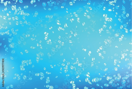 水滴　しずく　青　模様　背景