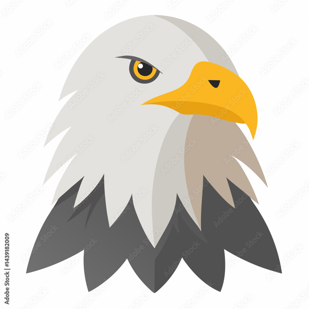 Obraz premium eagle head vector