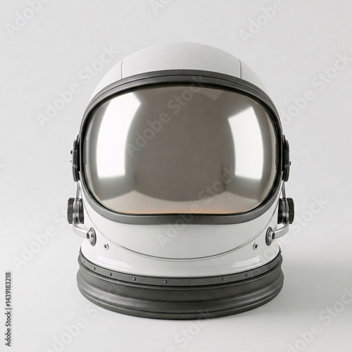 Wallpaper Mural Astronaut helmet isolated on white background. 3D rendering. Torontodigital.ca