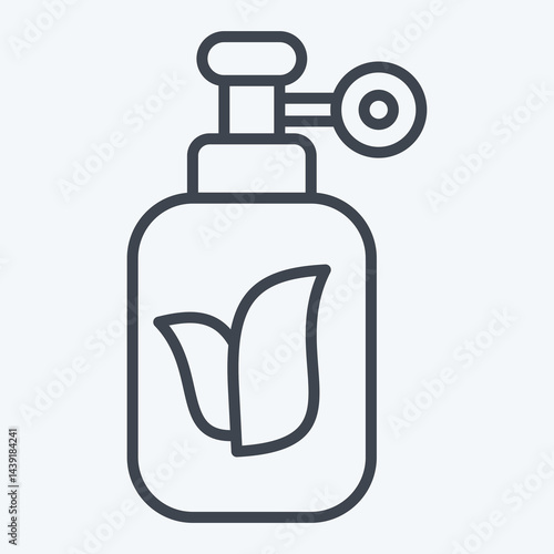 Icon Natural Gas. related to Save the World symbol. line style. editable