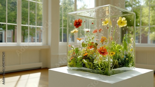 Acrylic box garden display