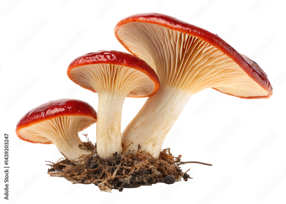 reishi mushroom isolated on background white reishi mushroom isolated on background white