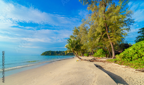 Obraz na płótnie Khlong Chao beach, Ko Kood island, Thailand w salonie
