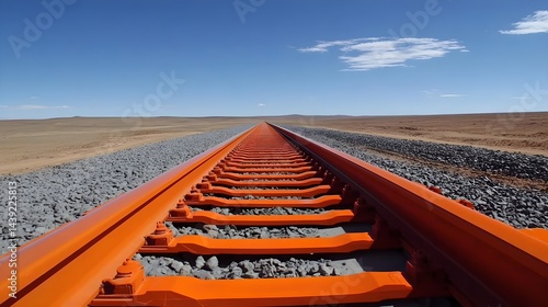 Strengthened railway track coatings for enhanced durability open landscape photography perspective