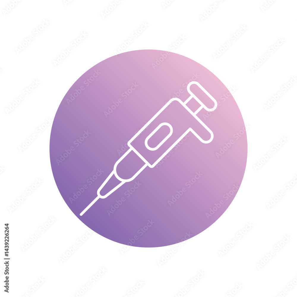 Pipette icon vector stock illustration Pipette icon vector stock illustration
