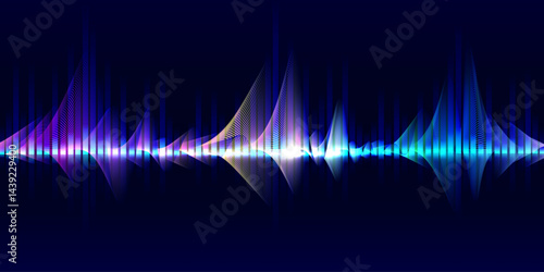 Music equalizer sound wave illustration vector3