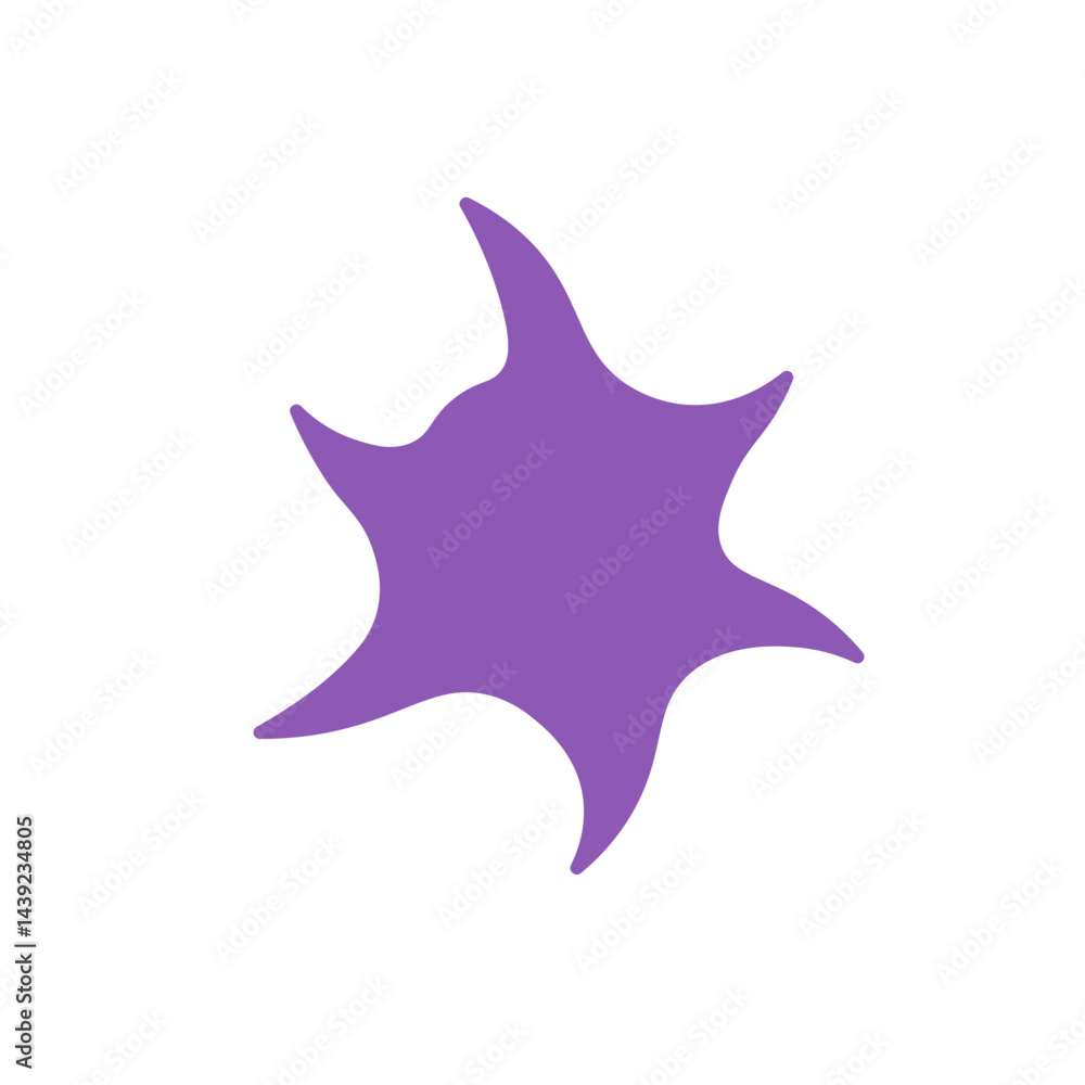 Platelet icon. Blood cell vector illustration.