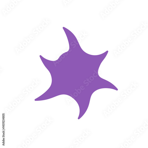 Obraz na płótnie Platelet icon. Blood cell vector illustration. w salonie