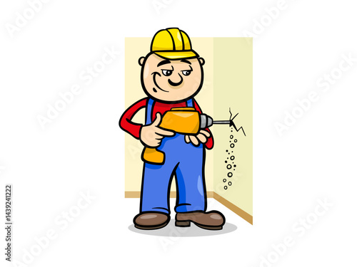 Drilling holes in wall to hang up a picture