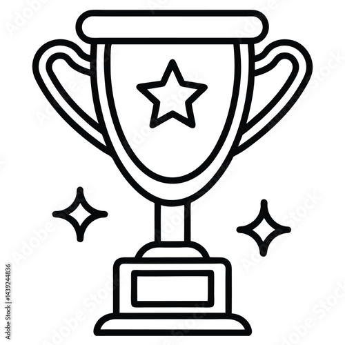 Versatile Trophy Set Vector Illustration