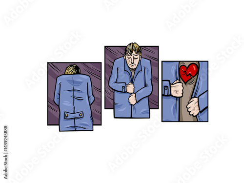 The Man With a Broken Heart Suffers Through His Emotions