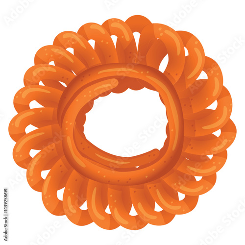 Mithai Food or Imarti Indian Sweets. Vector illustration