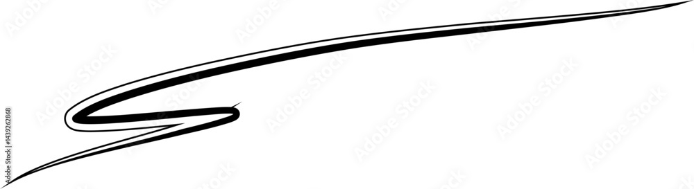Hand Drawn Brush Line Hand Drawn Brush Line