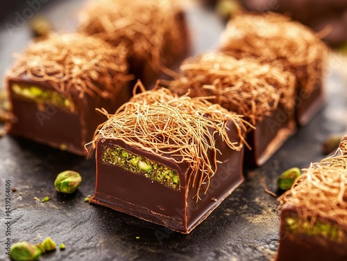 Dubai-Inspired Chocolate Cookies: A Decadent Fusion of Luxury and Flavor