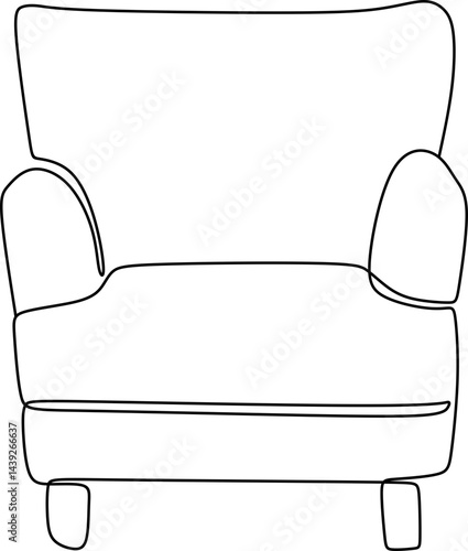 Furniture Line Art