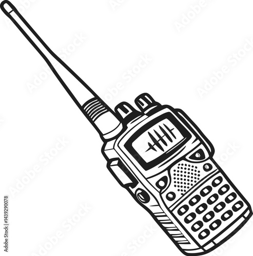 mobile phone isolated on white