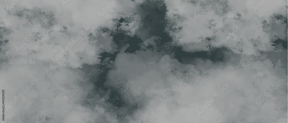 Obraz premium Abstract Gray blurred overlay perfect vintage grunge smoke. White and ash messy wall stucco texture background. Gray aquarelle painted realistic fog or mist smoky textured