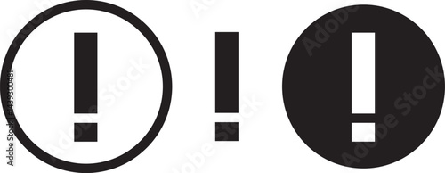 exclamatory icon
exclamatory sign
Vector exclamatory icon 