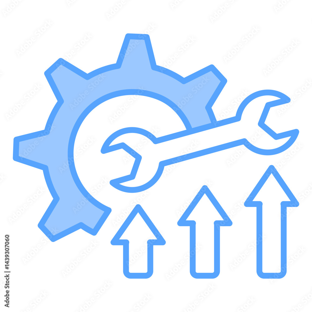 Improvement Blue Icon Improvement Blue Icon