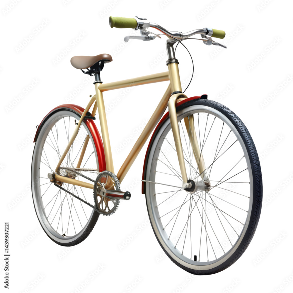 Obraz premium Bike isolated on transparent background 