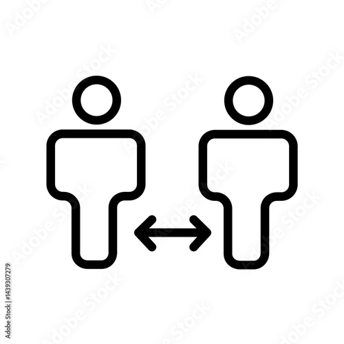 interchangeability vector icon