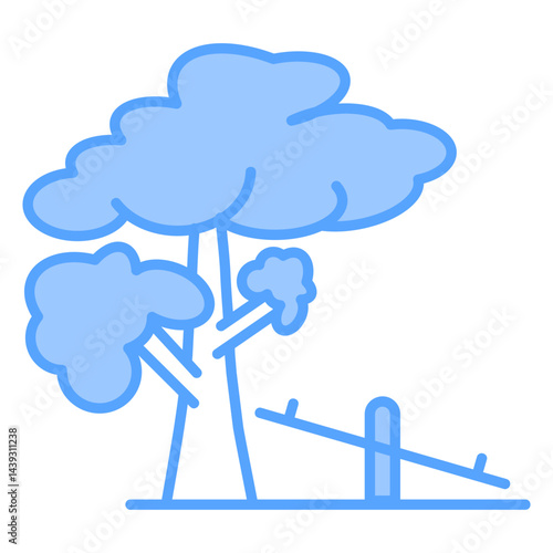 Playground Blue Icon