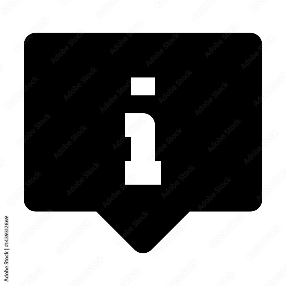 Obraz premium chat solid icon