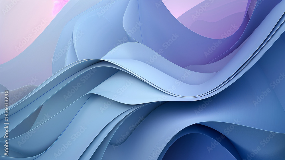 Fototapeta premium AI-inspired abstract design with blue tones