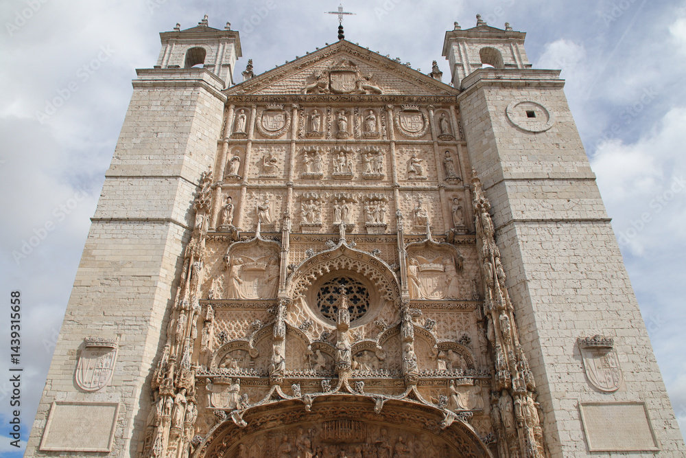 st paul church in valladolid in spain