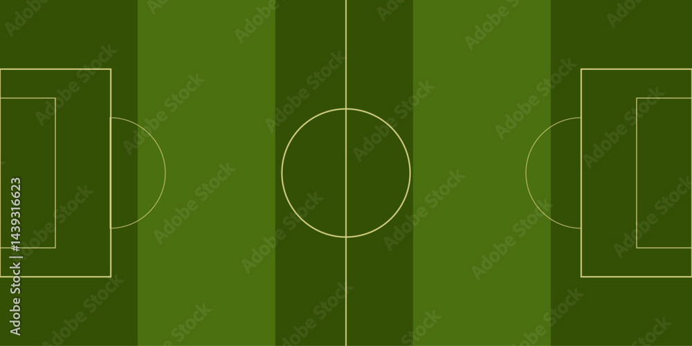 Football Field Vector Layout Football Field Vector Layout