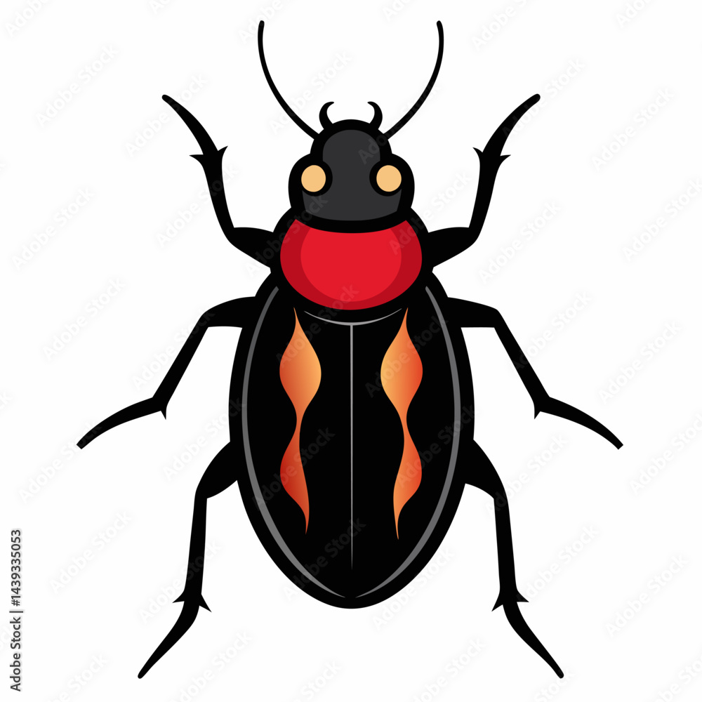 red bug vector illustration red bug vector illustration