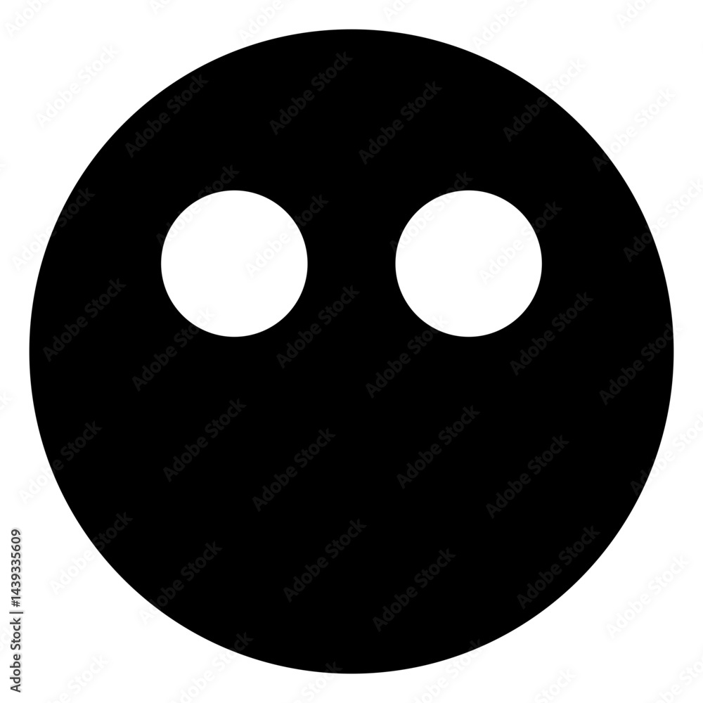 Fototapeta premium emoticon solid icon