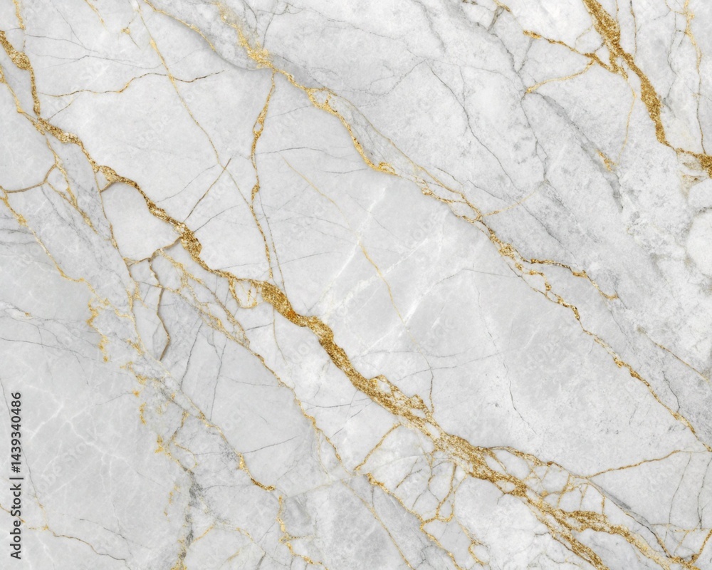 Obraz premium white grey marble with gold veins streaks luxury background. texture pattern background wallpaper